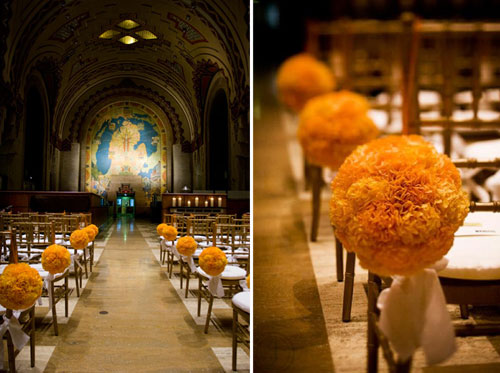 of flowers out of tissue paper Great decorating idea for weddings